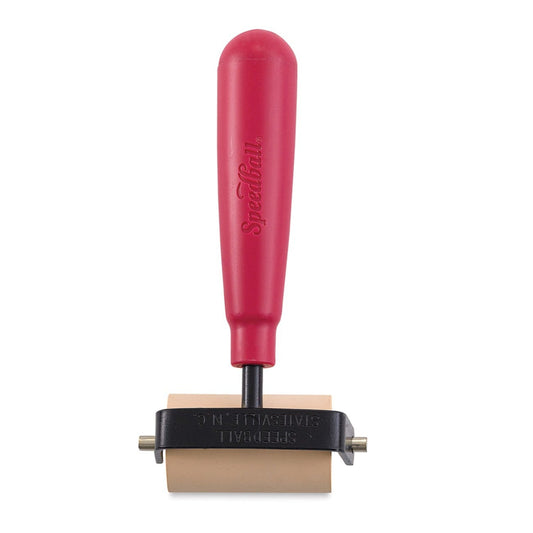 Speedball Heavy Duty Soft Rubber Brayer with Wire Frame - 2" (Rodillo de Caucho Suave para Linograbado)