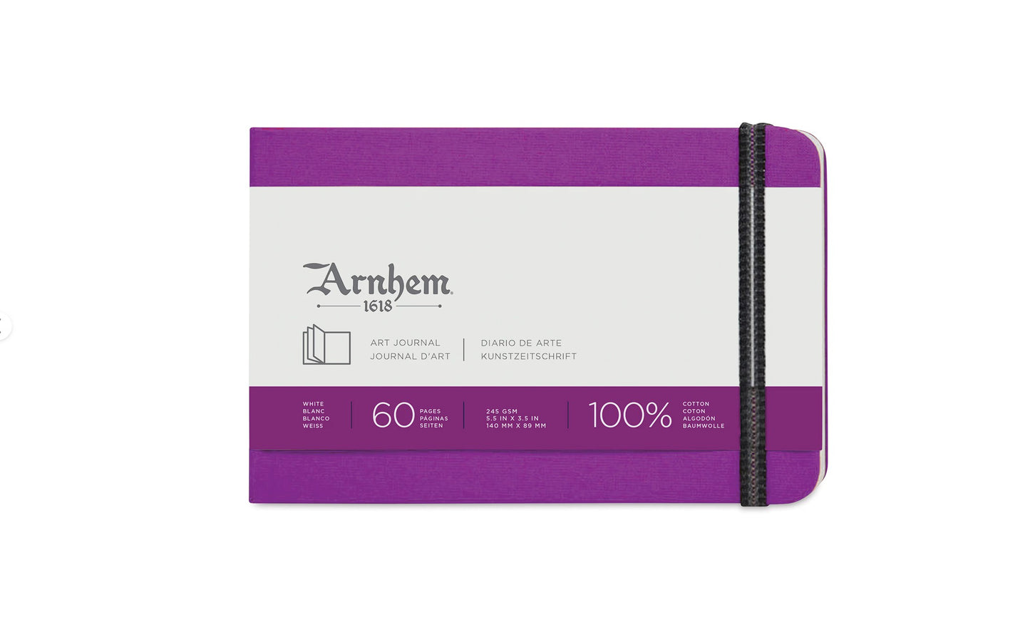 Arnhem 1618 - Libreta Papel 100% Algodón para Grabado, Dibujo y Técnicas Mixtas