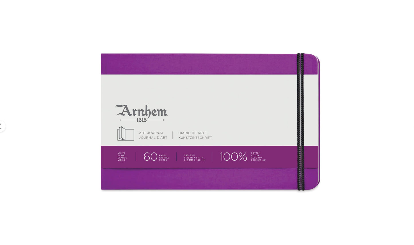 Arnhem 1618 - Libreta Papel 100% Algodón para Grabado, Dibujo y Técnicas Mixtas