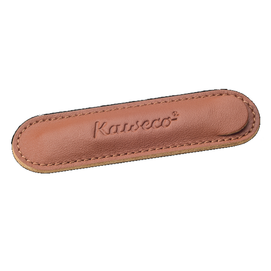 Kaweco Eco Leather Pouch - 1 Liliput Pen - Brandy