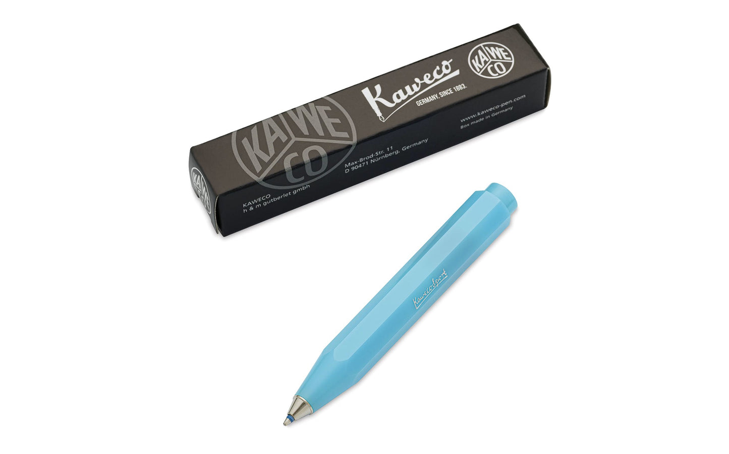 Kaweco Frosted Sport Ballpoint Pen - Light Blueberry