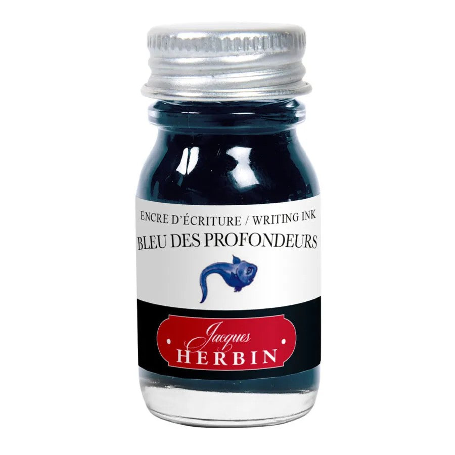 J. Herbin - Bleu des Profondeurs (Deep Blue) - Tinta Botella - 10ml.