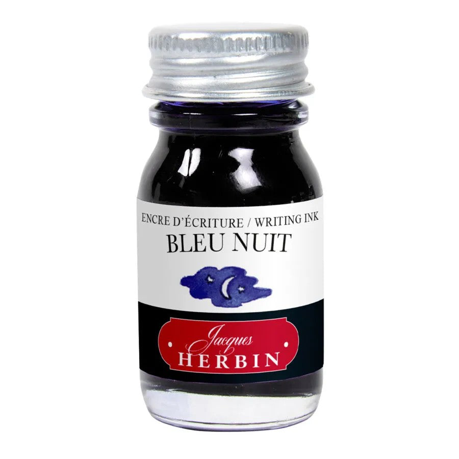 J. Herbin - Bleu Nuit - Tinta Boltella - 10ml.