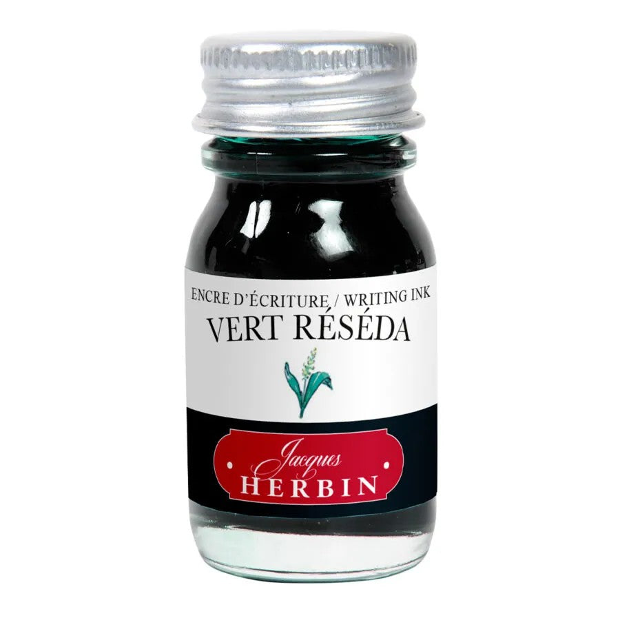 J. Herbin - Vert Réséda - Tinta Botella - 10ml.
