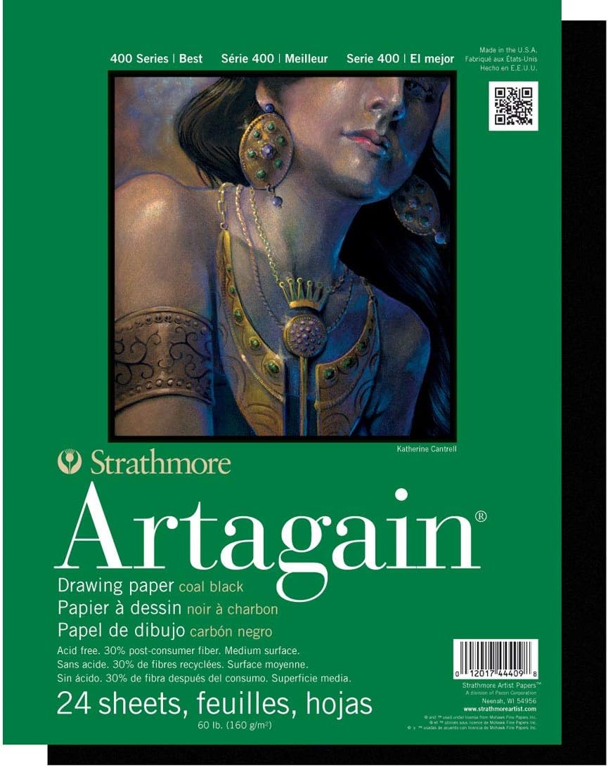 Strathmore Artagain Serie 400 - Papel Negro