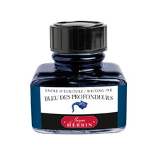 Load image into Gallery viewer, J. Herbin - Bleu des Profondeurs (Deep Blue) - Tinta Botella 30ml.
