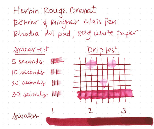 J. Herbin - Rouge Grenat - Tinta Botella 30ml.