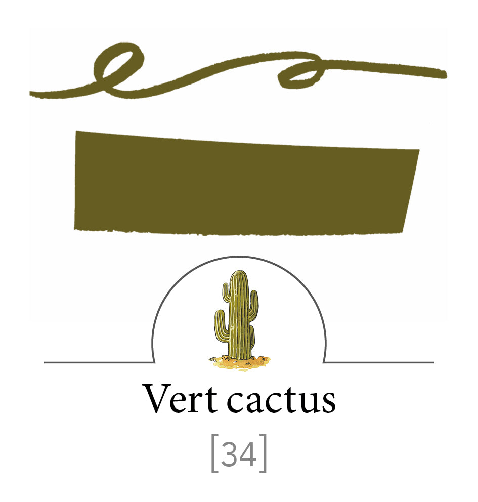 J. Herbin - Vert Cactus - Tinta Botella 30ml.