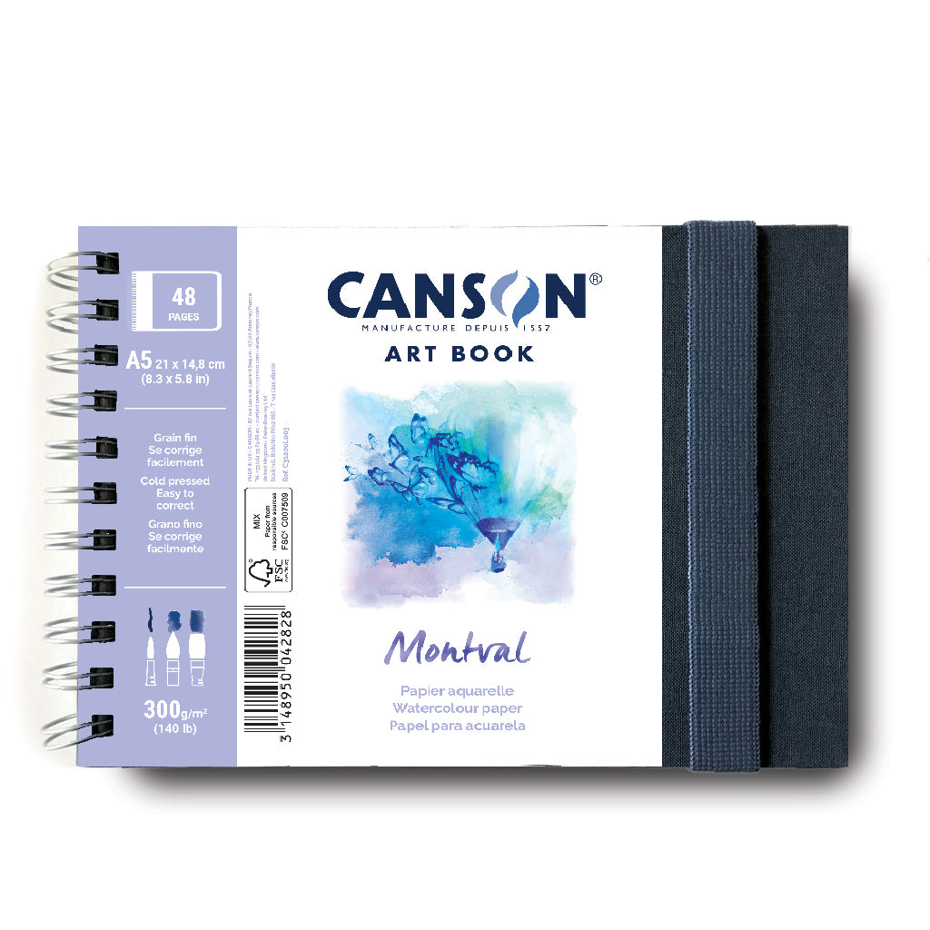 CANSON - Artist Series Watercolor Art Books, Montval Watercolor