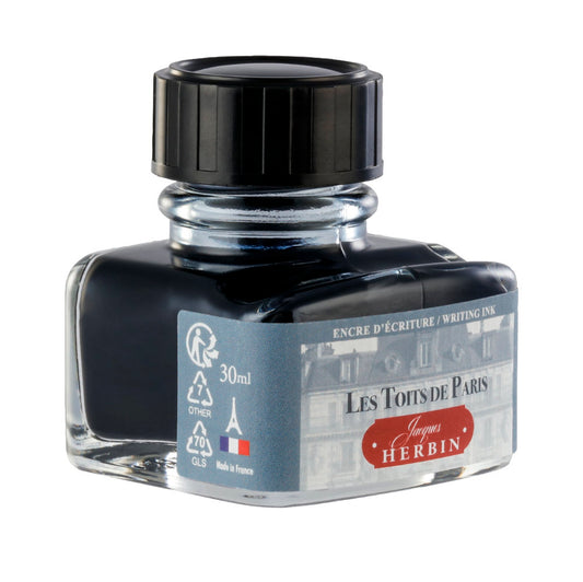 J. Herbin - Paris Ink Collection - Les Toits de Paris Grey - Tinta Botella 30ml.