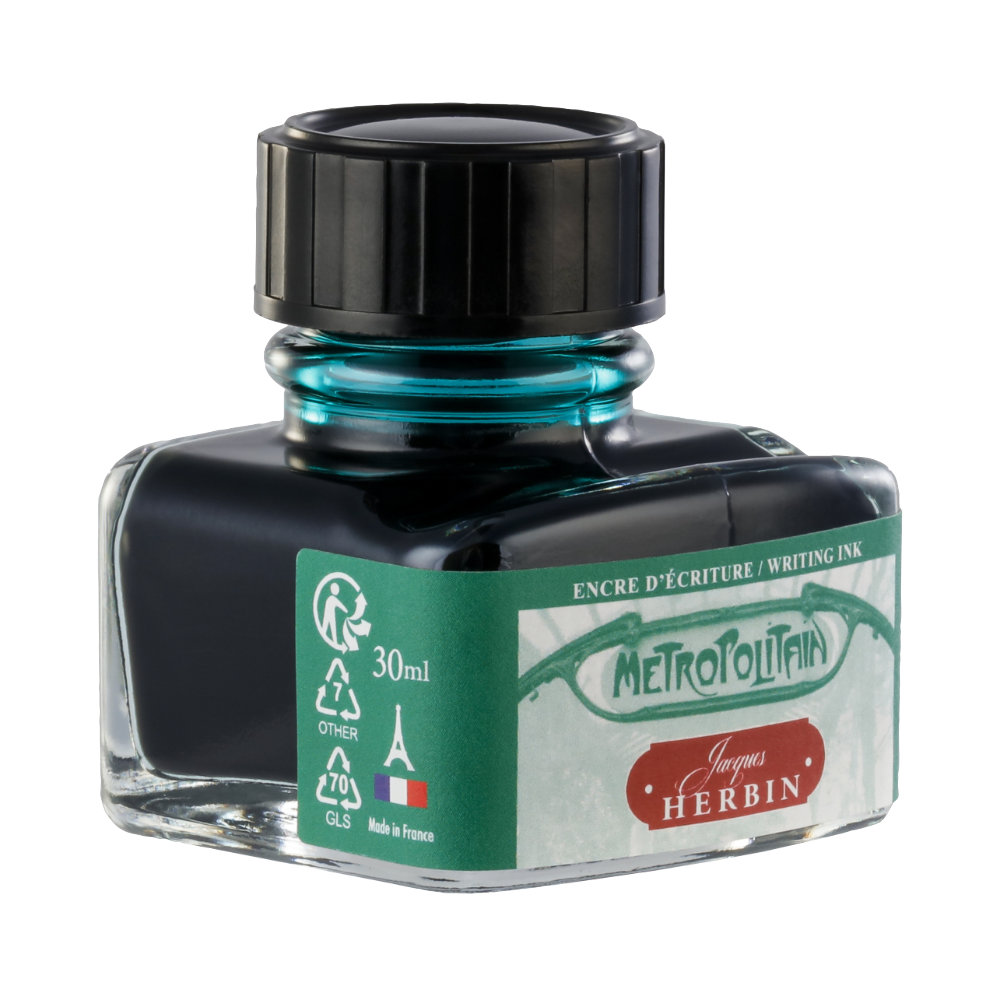 J. Herbin - Paris Ink Collection - Metropolitain Green- Tinta Botella 30ml.