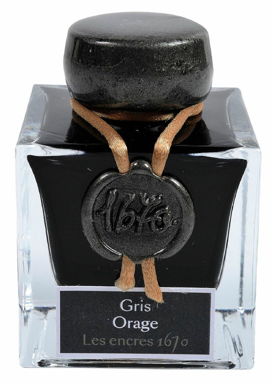 J. Herbin 1670 Anniversary Ink - Gris Orage - Tinta Boltella 50ml.