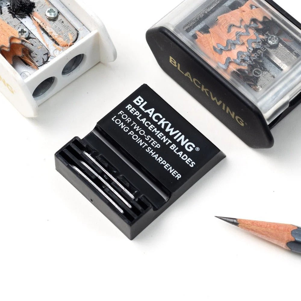 Blackwing Two-Step Long Sharpener Replacement Blades (Set de 3)