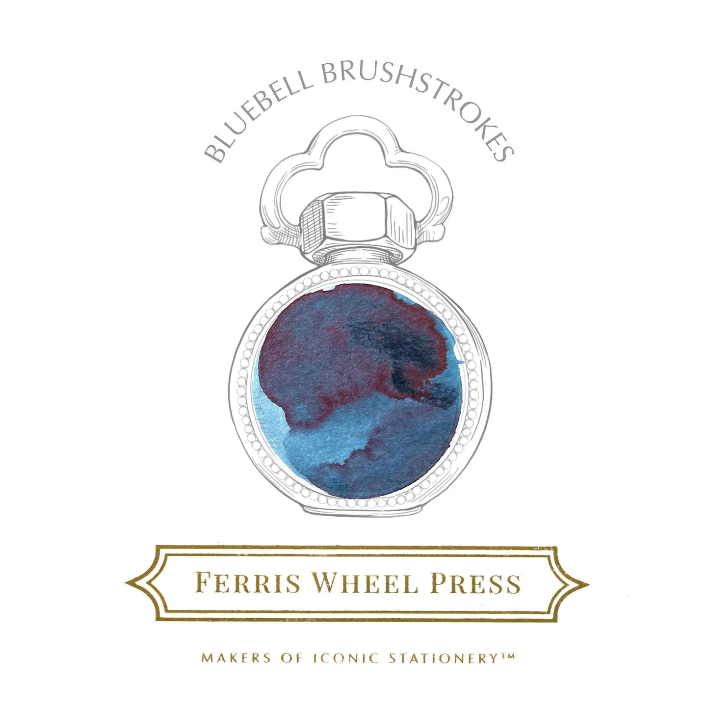 FERRIS WHEEL PRESS - Everyday Collection | Bluebell Brushstrokes Ink - 10ml.