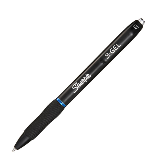S-Gel Boligrafo Rectractil de Gel - Punta Media 0.07mm - Tinta Azul