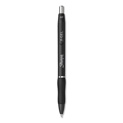 S-Gel Boligrafo Rectractil de Gel - Punta Media 0.07mm - Tinta Negra