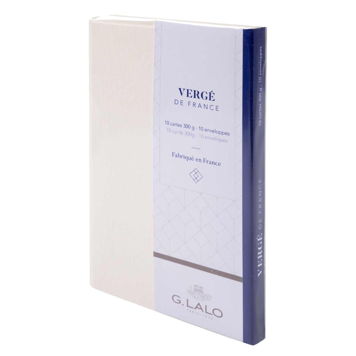 G. Lalo - Vergé de France - Set de Tarjeta y Sobre - 3.5" x 5.5″