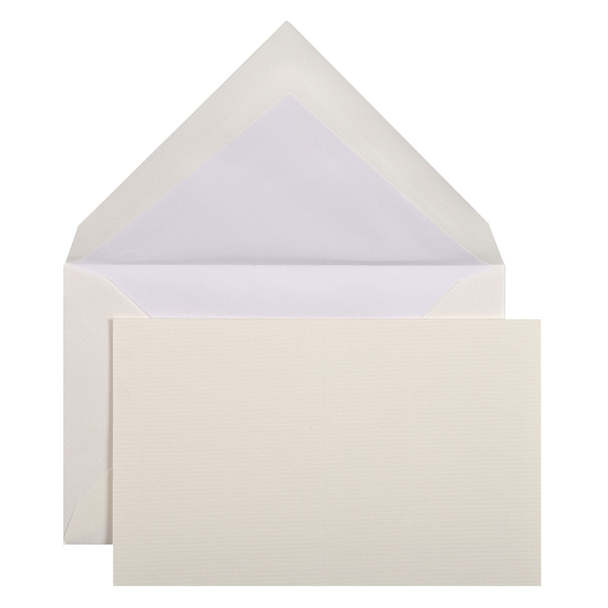 G. Lalo - Vergé de France - Set de Tarjeta y Sobre - 3.5" x 5.5″