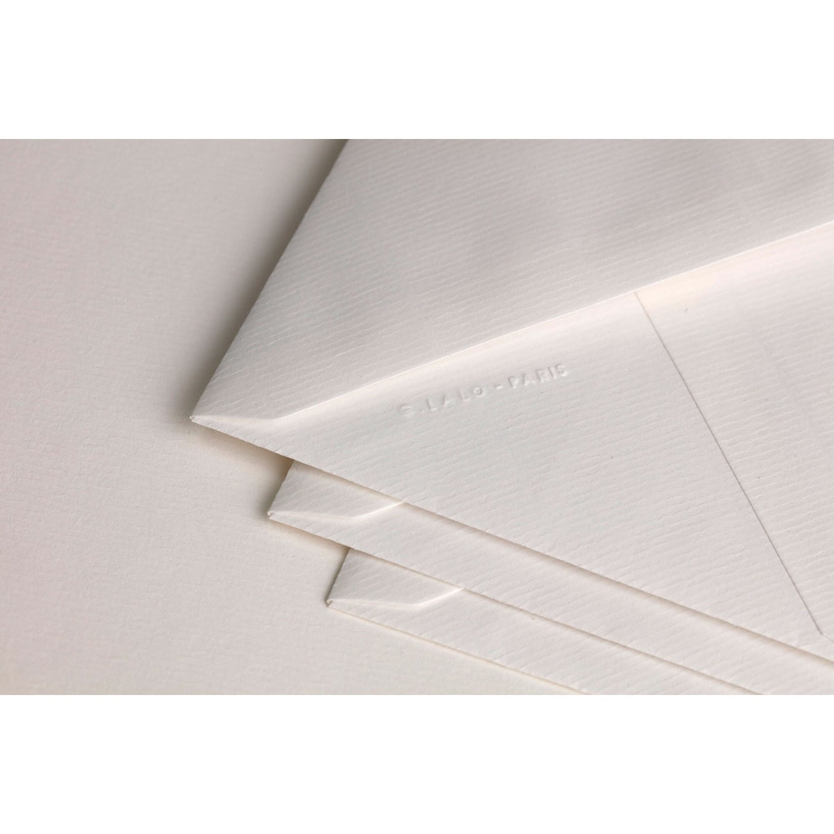 G. Lalo - Vergé de France - Set de Tarjeta y Sobre - 3.5" x 5.5″