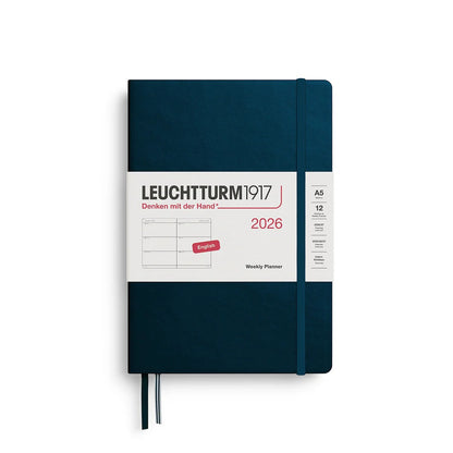 Leuchtturm 1917 - Weekly Planner Medium (A5) 2026 - ENGLISH - Agenda 2026
