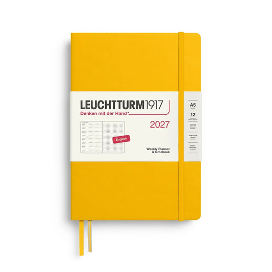 Leuchtturm 1917 - Agenda Semanal y Cuaderno de Punteado - Agenda 2027 en Inglés