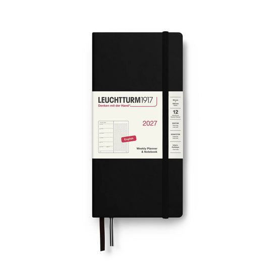 Leuchtturm 1917 - Agenda Semanal y Cuaderno de Punteado - Agenda 2027 en Inglés
