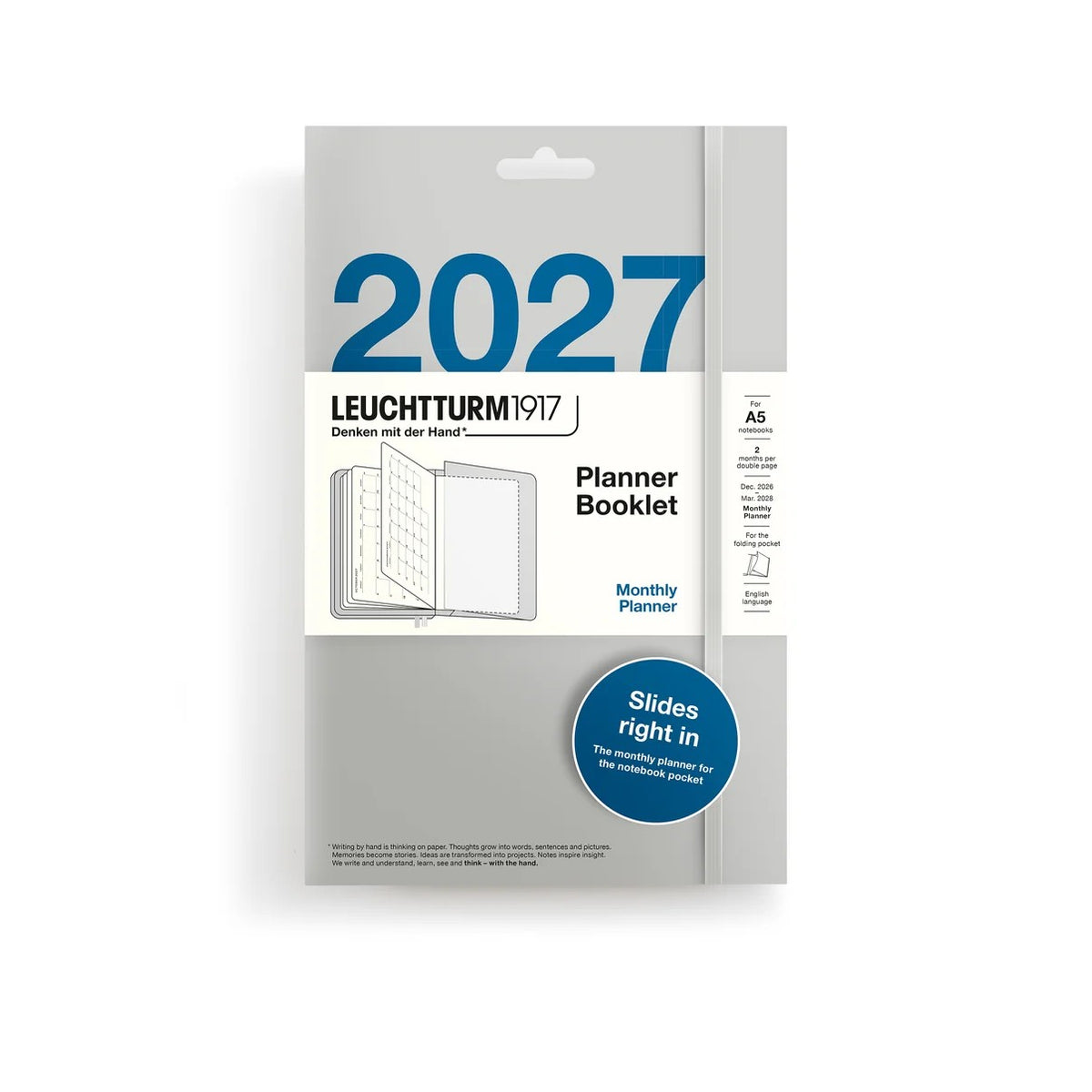 Leuchtturm 1917 - Planificador Mensual de Bolsillo - Agenda 2027