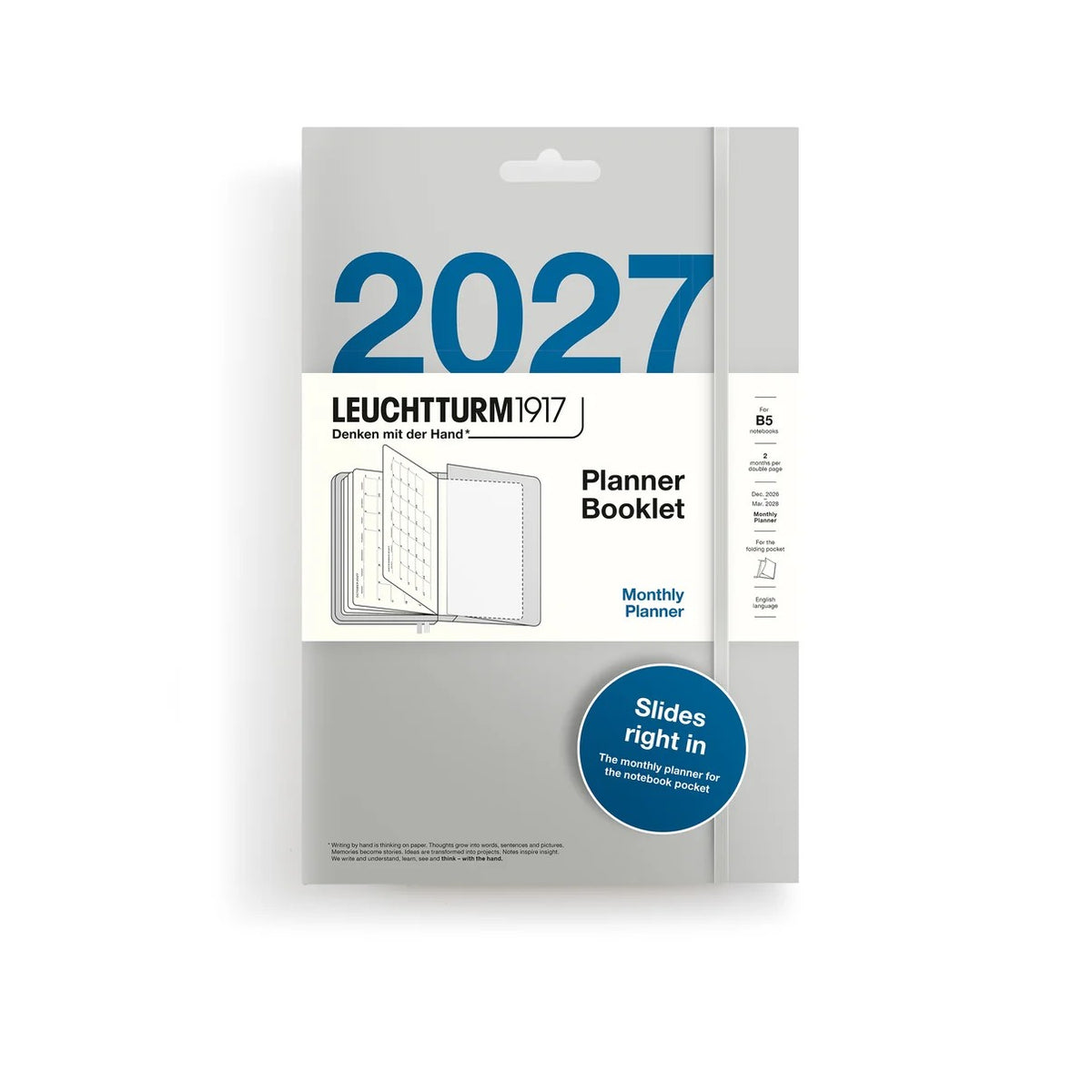 Leuchtturm 1917 - Planificador Mensual de Bolsillo - Agenda 2027