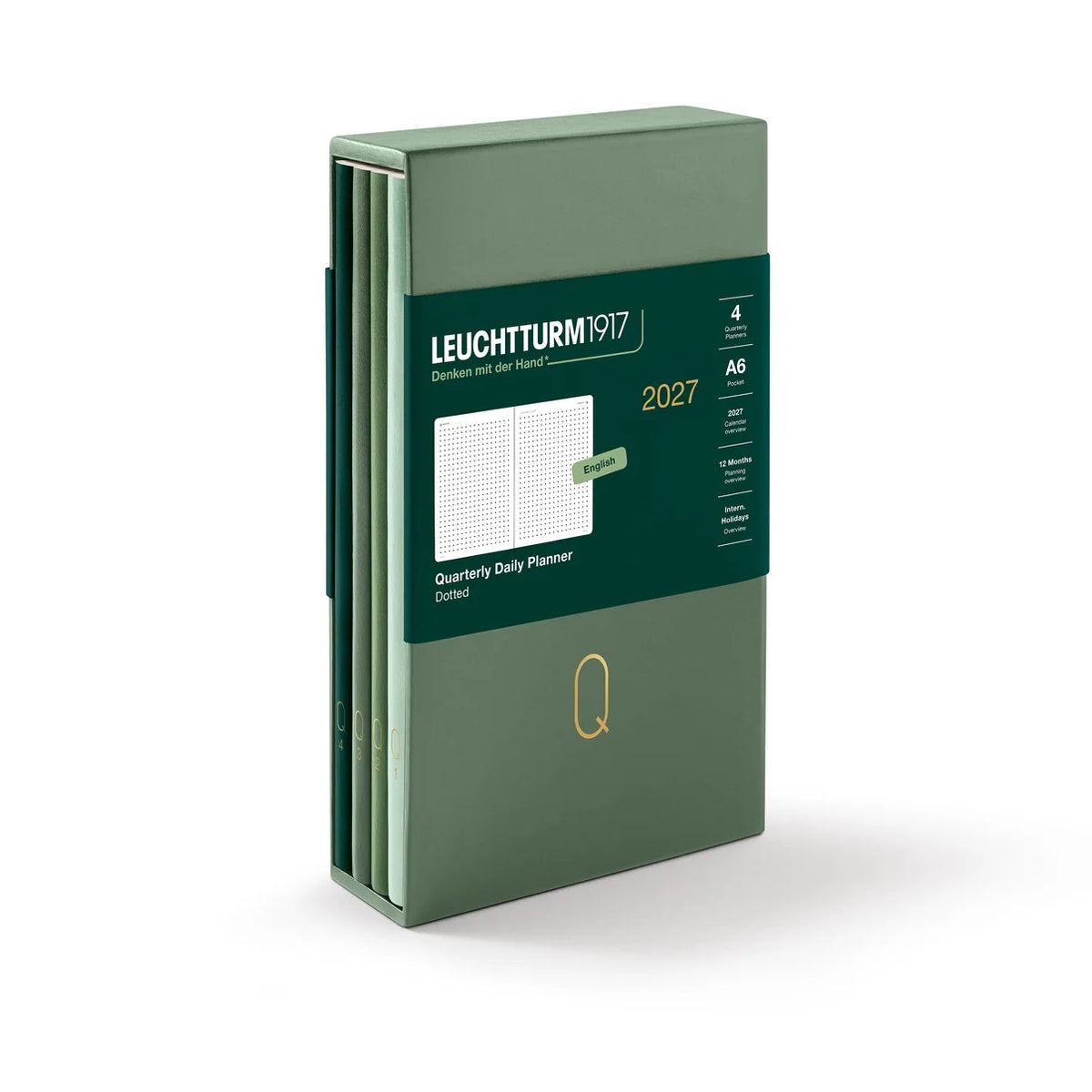 Leuchtturm 1917 - Agenda Diaria Trimestral - Agenda 2027
