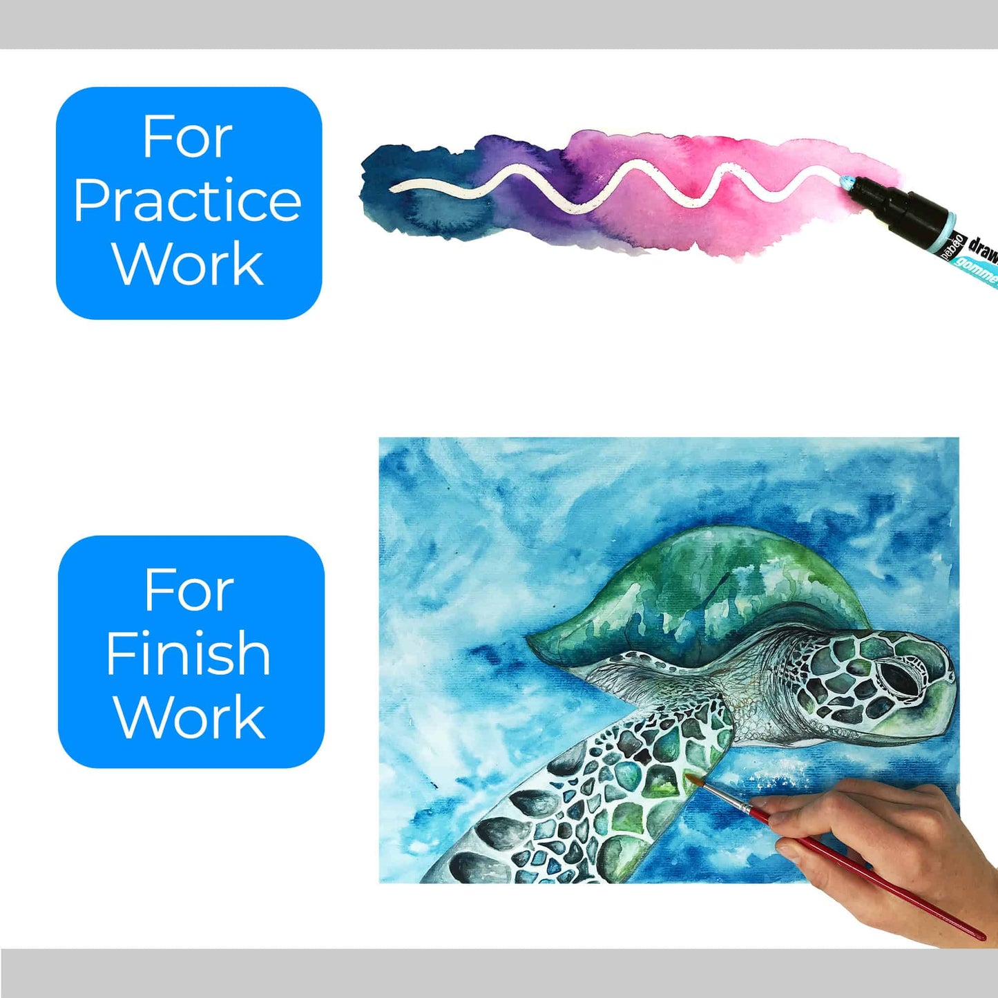 Zieler - Watercolor Pad - 11.7" x 8.3" (A4) -  50 páginas - 300gsm