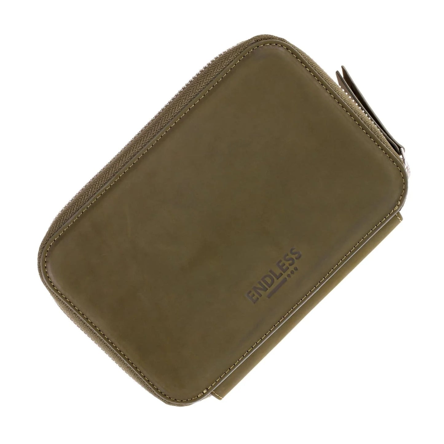 Endless Companion Leather Adjustable 5 Pen Pouch - Green
