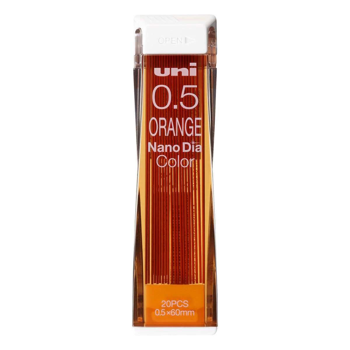 UNI-BALL - Uni Nano Dia Color Pencil Lead Refill Mina - 0.5mm - 20 unidades