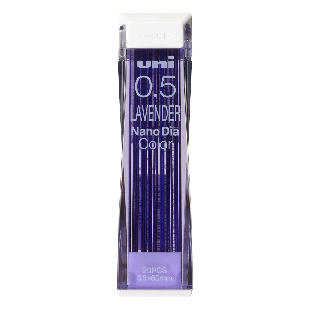 UNI-BALL - Uni Nano Dia Color Pencil Lead Refill Mina - 0.5mm - 20 unidades