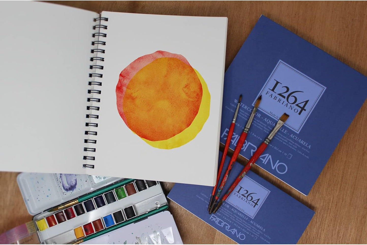 FABRIANO - 1264 Watercolor Pads (Watercolor Notebook 300 GSM)