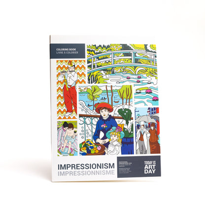 Art History Coloring Books - Impressionism