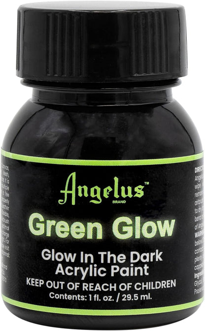 ANGELUS - Glow In The Dark Green Glow Paint (Pintura que brilla en la oscuridad)