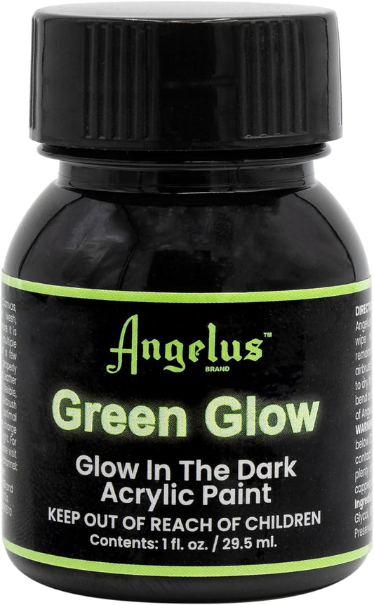 ANGELUS - Glow In The Dark Green Glow Paint (Pintura que brilla en la oscuridad)