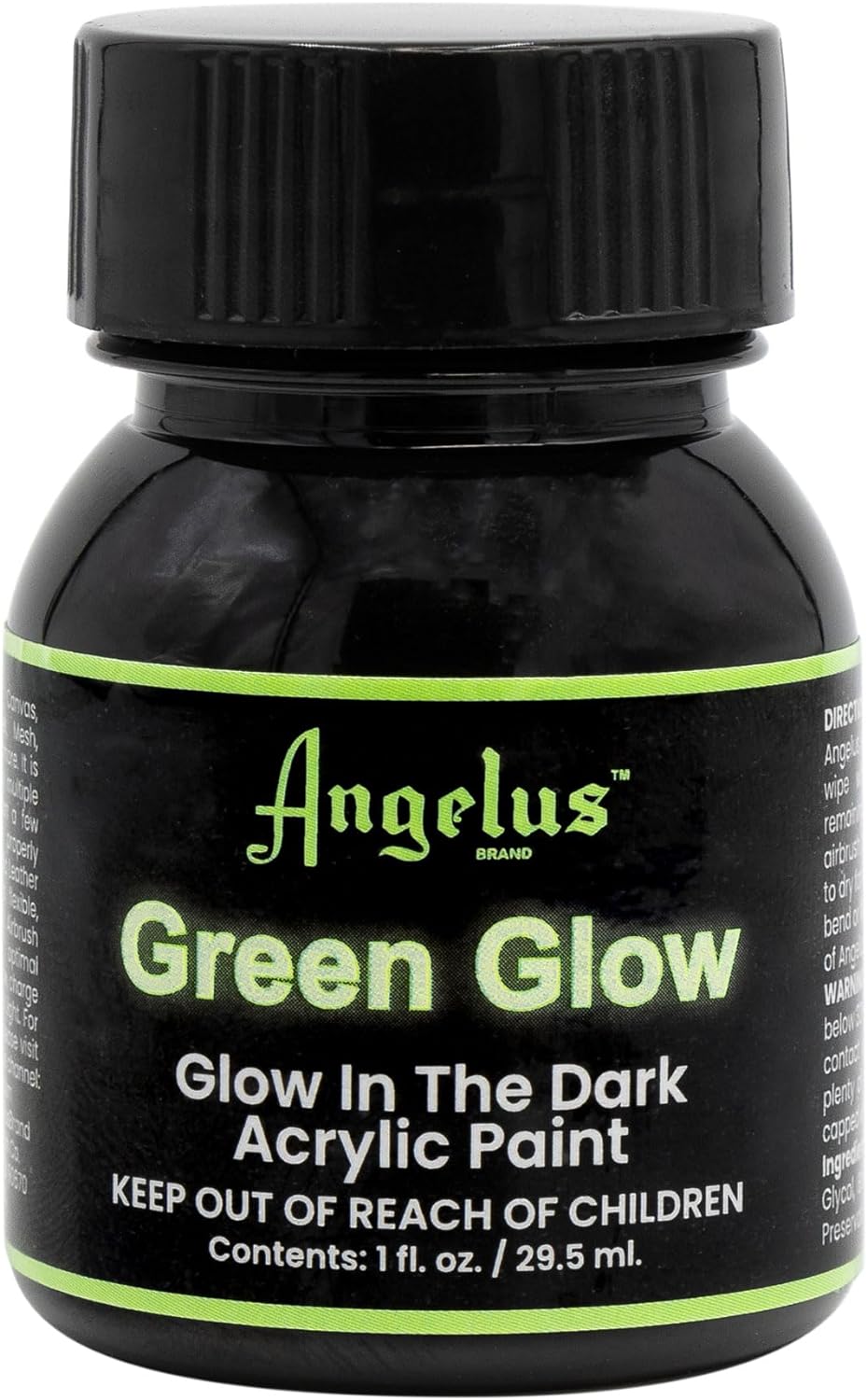 ANGELUS - Glow In The Dark Green Glow Paint (Pintura que brilla en la oscuridad)