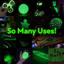 Cargar imagen en el visor de la galería, ANGELUS - Glow In The Dark Green Glow Paint (Pintura que brilla en la oscuridad)
