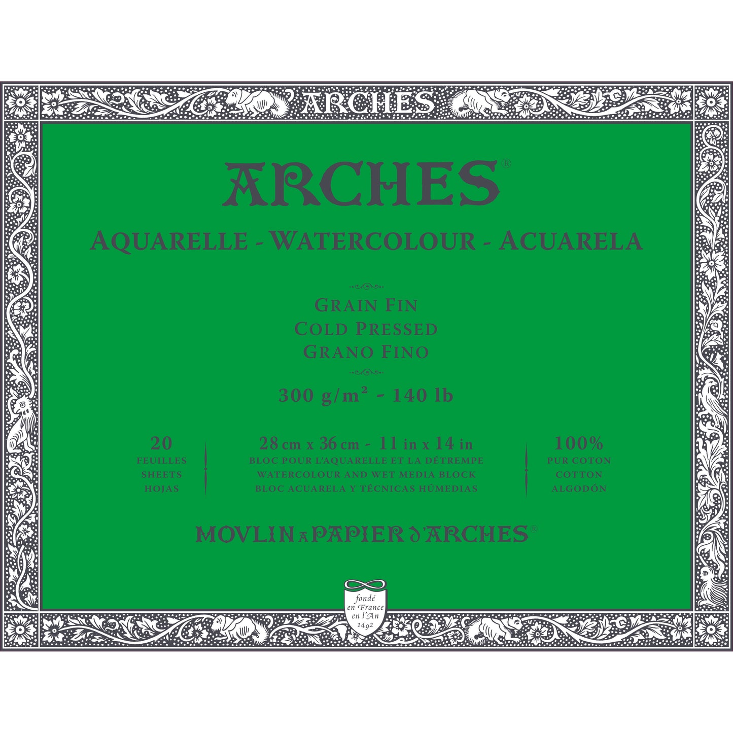 Arches Watercolor Blocks COLD-PRESSED