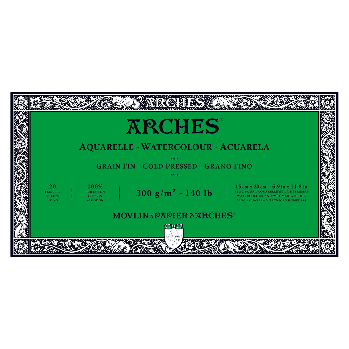Arches Watercolor Blocks COLD-PRESSED