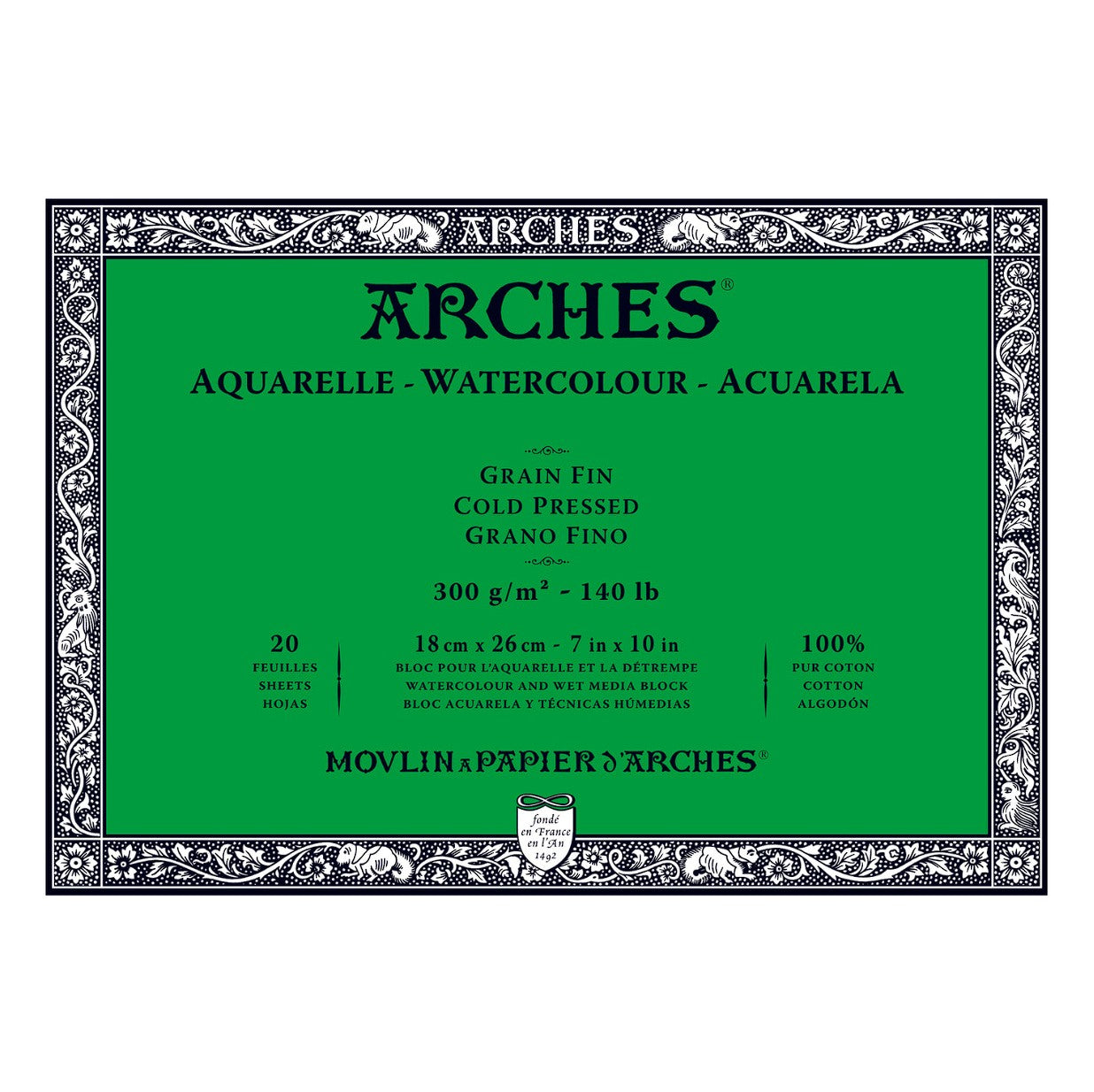 Arches Watercolor Blocks COLD-PRESSED