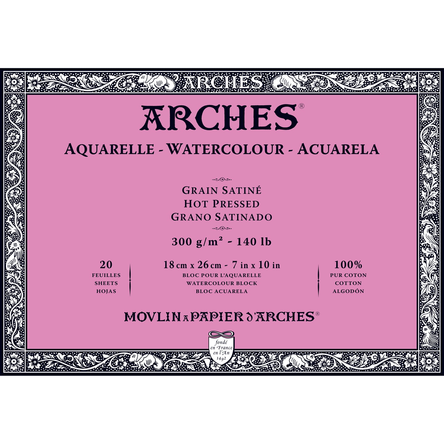 Arches Watercolor Blocks HOT-PRESSED