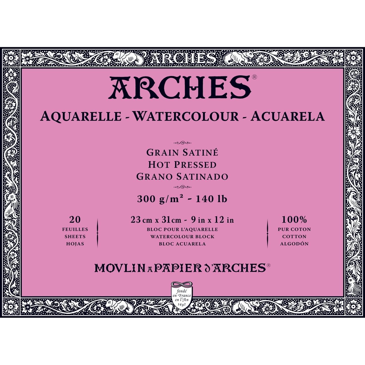 Arches Watercolor Blocks HOT-PRESSED