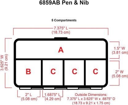 ARTBIN - Pen & Nib Box