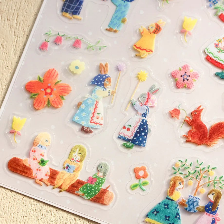 Aiko Fukawa - Rabbit Garden Sticker Sheet