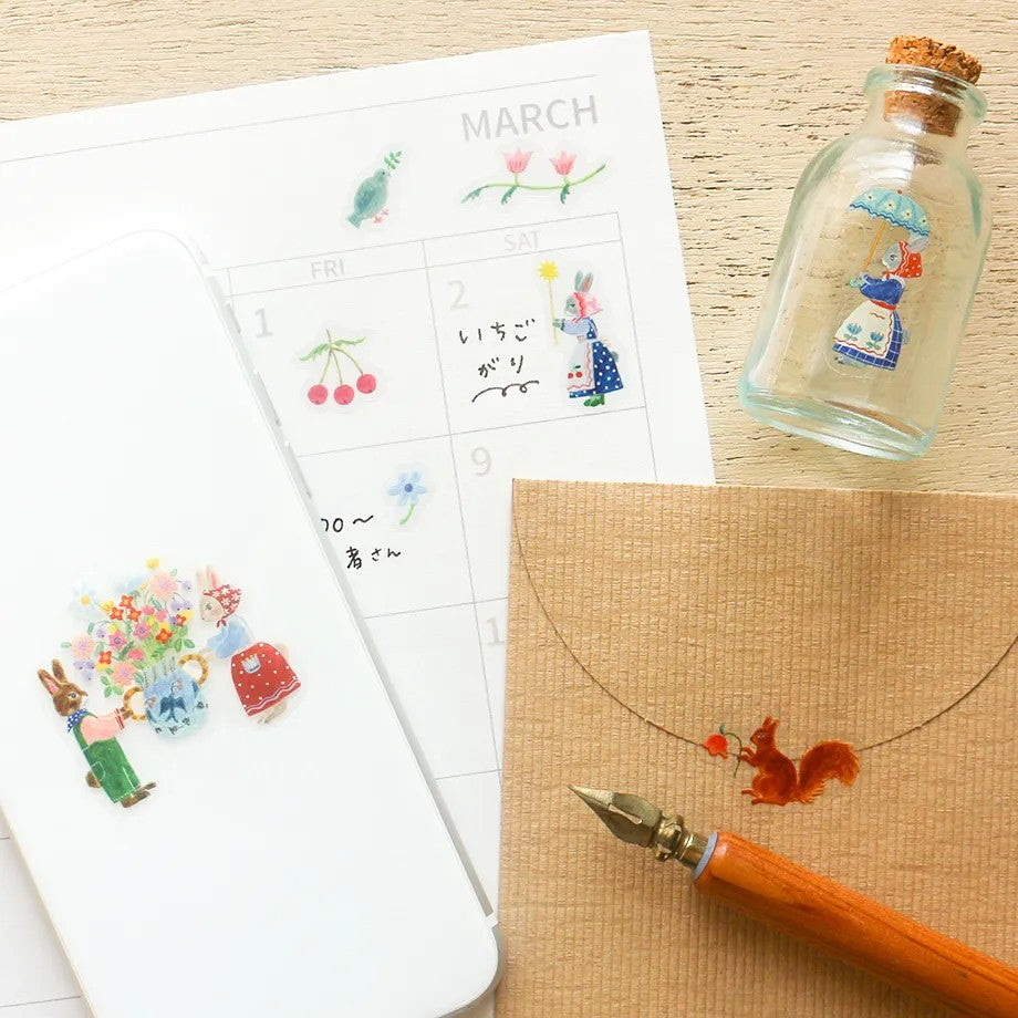 Aiko Fukawa - Rabbit Garden Sticker Sheet