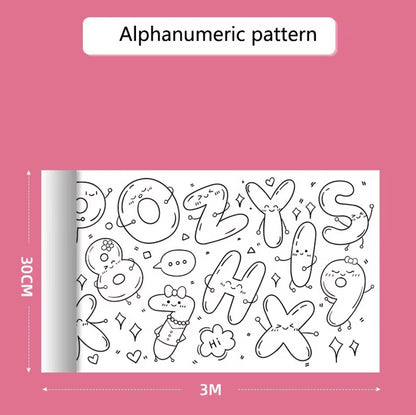 Papel Rollo Adhesivo para Pintar - 3 metros