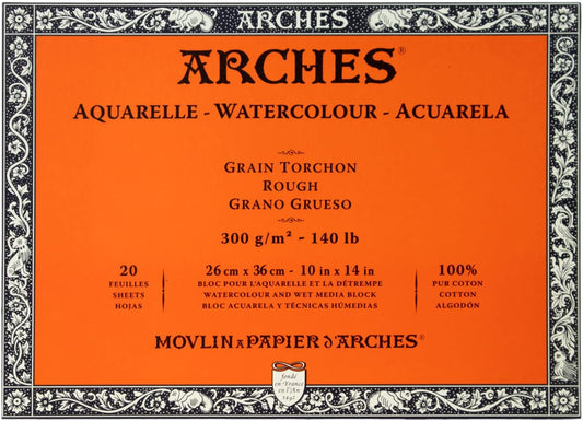ARCHES - Libretas de Acuarelas (Watercolor Blocks) ROUGH