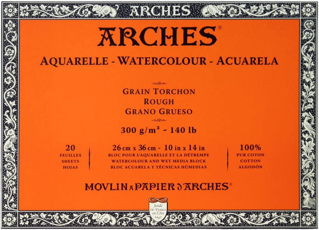 ARCHES - Libretas de Acuarelas (Watercolor Blocks) ROUGH